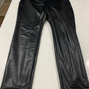 Loft Faux Leather Leggings. NWT